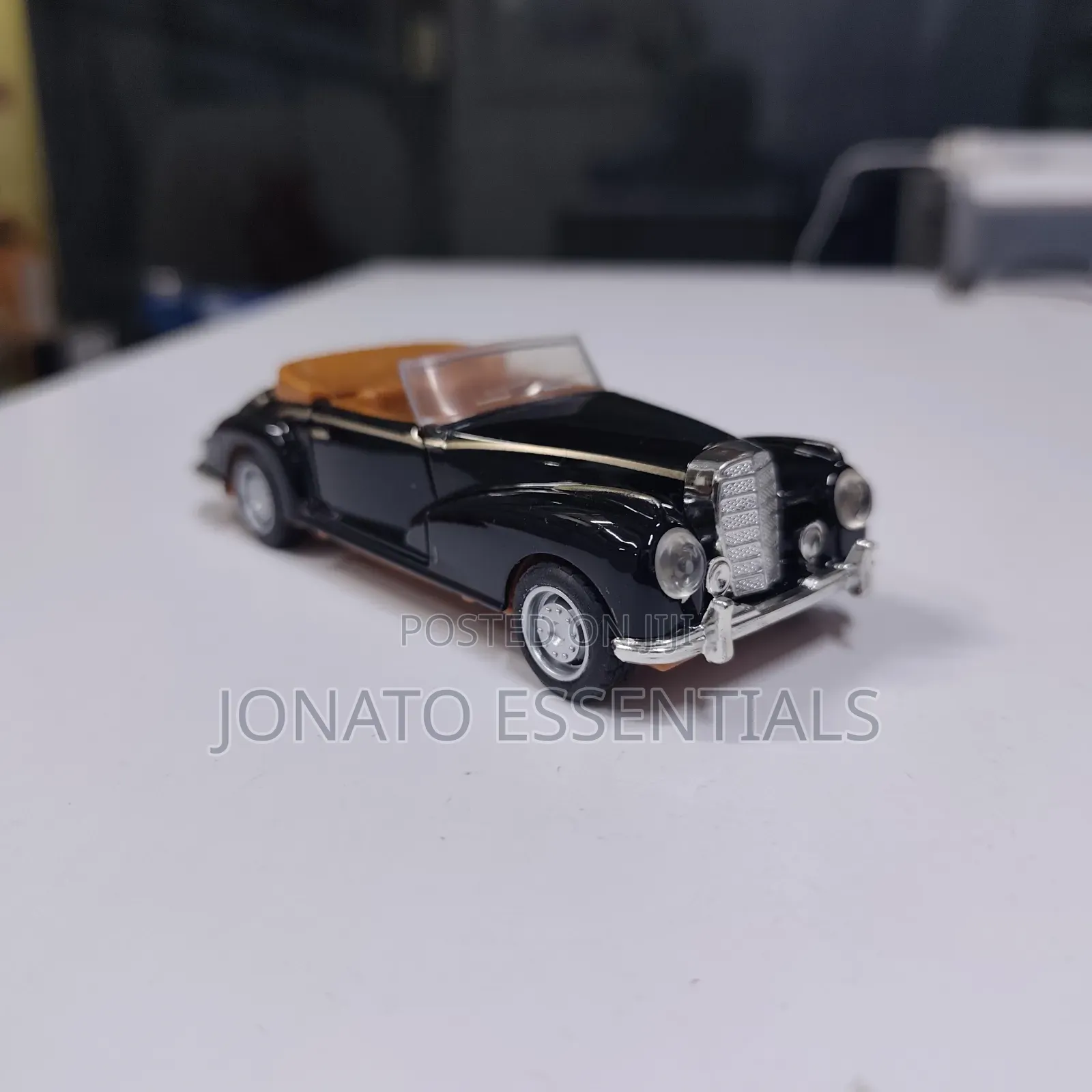 Diecast Metal Mercedes Benz Vintage Toy Car - Pull Back Action