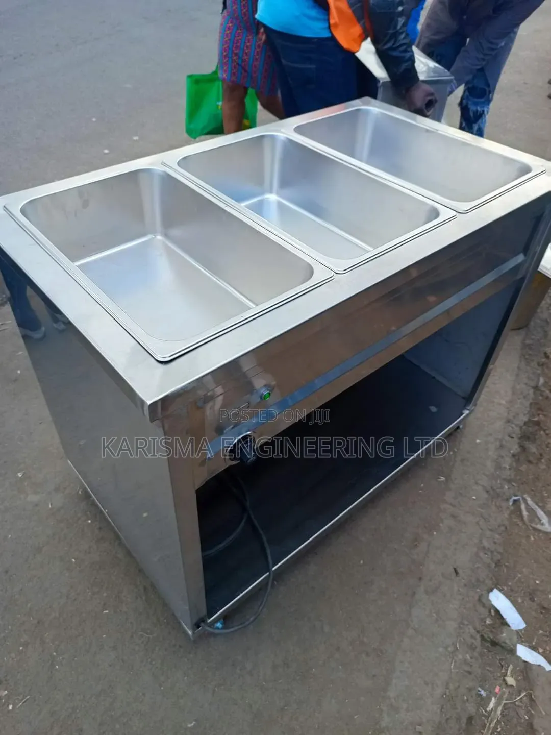 Stainless Steel Food Warmer Display