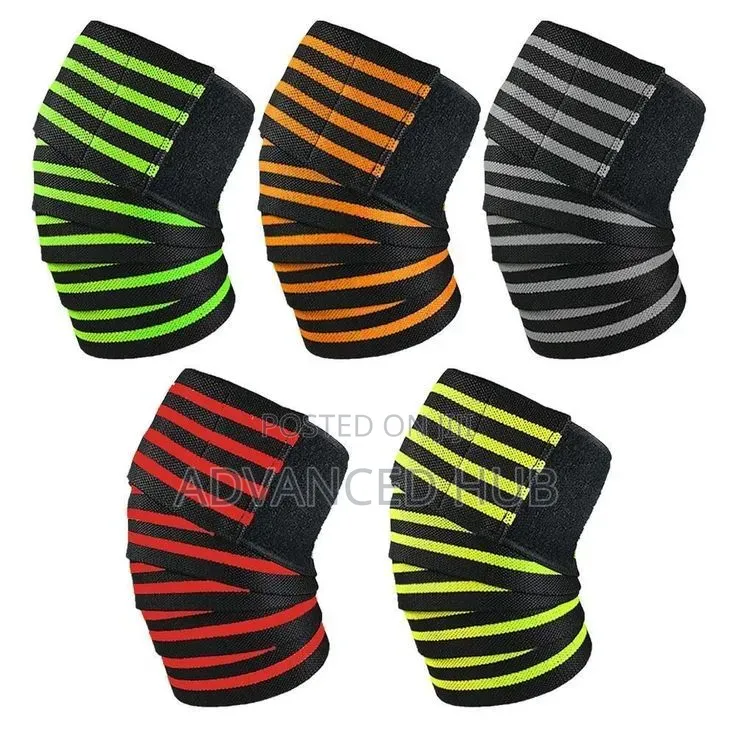 Knee Wraps Weight Lifting Bandage Straps