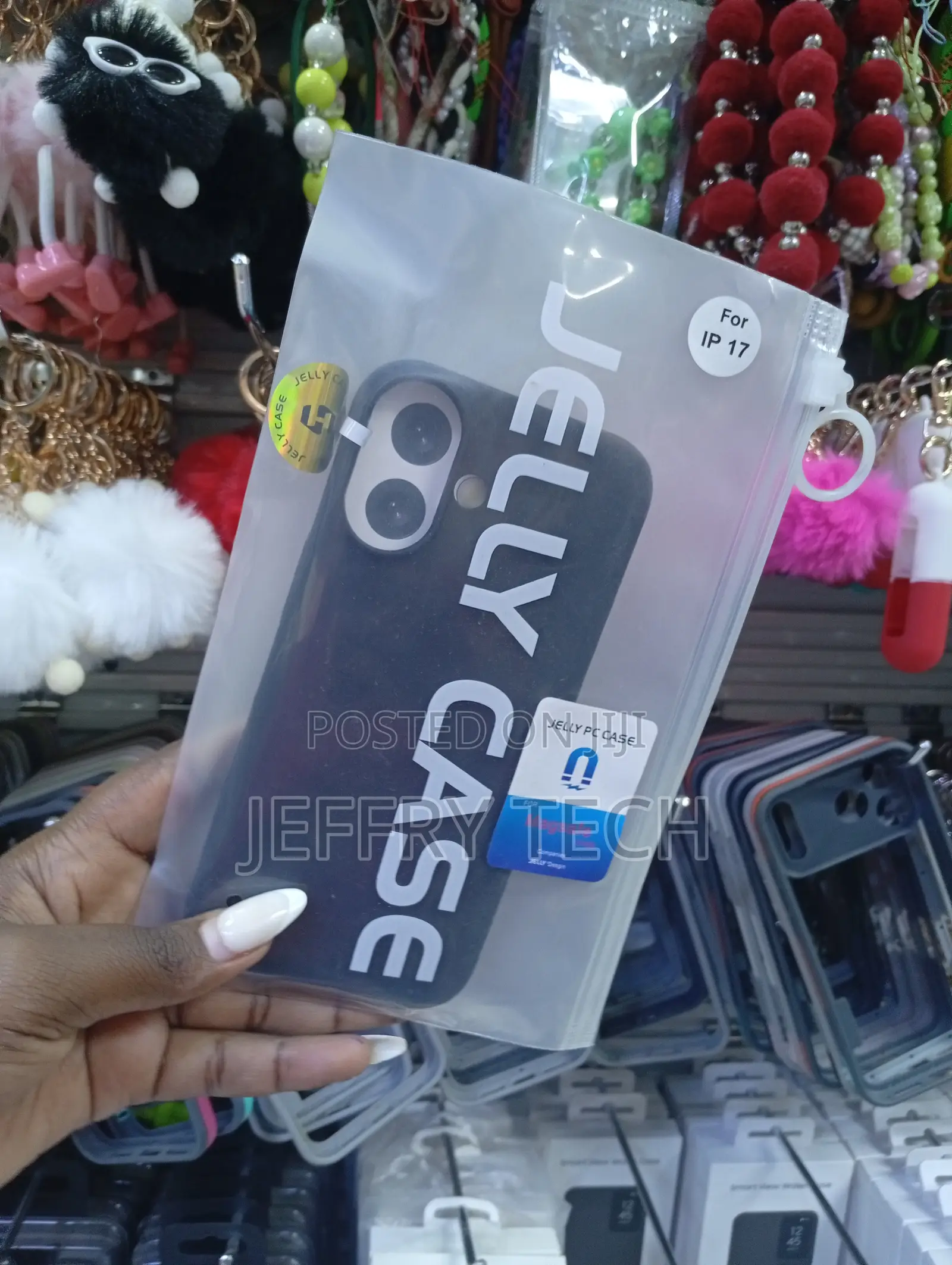 iPhone 17 Pc Hybrid Liquid Jelly Phone Case, a Durable Accessory