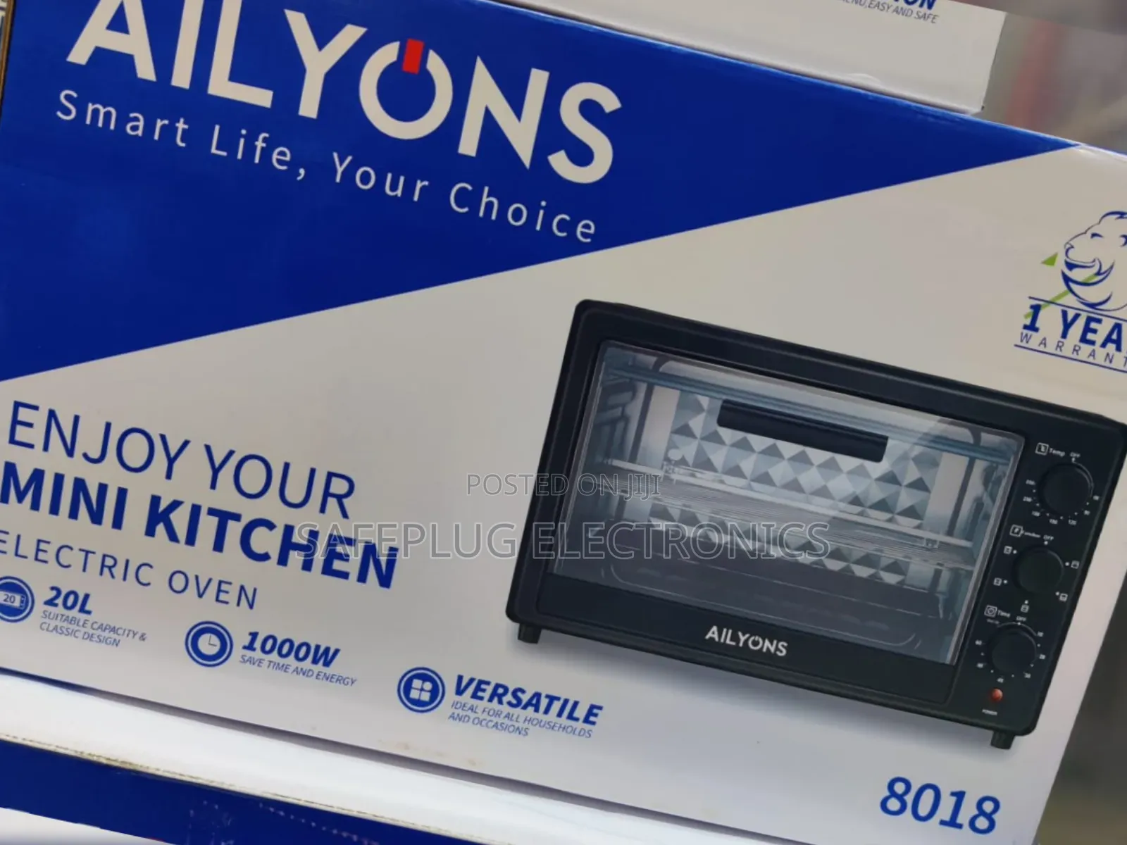 Ailyons 20 Litres Oven – Perfect for Baking Grilling