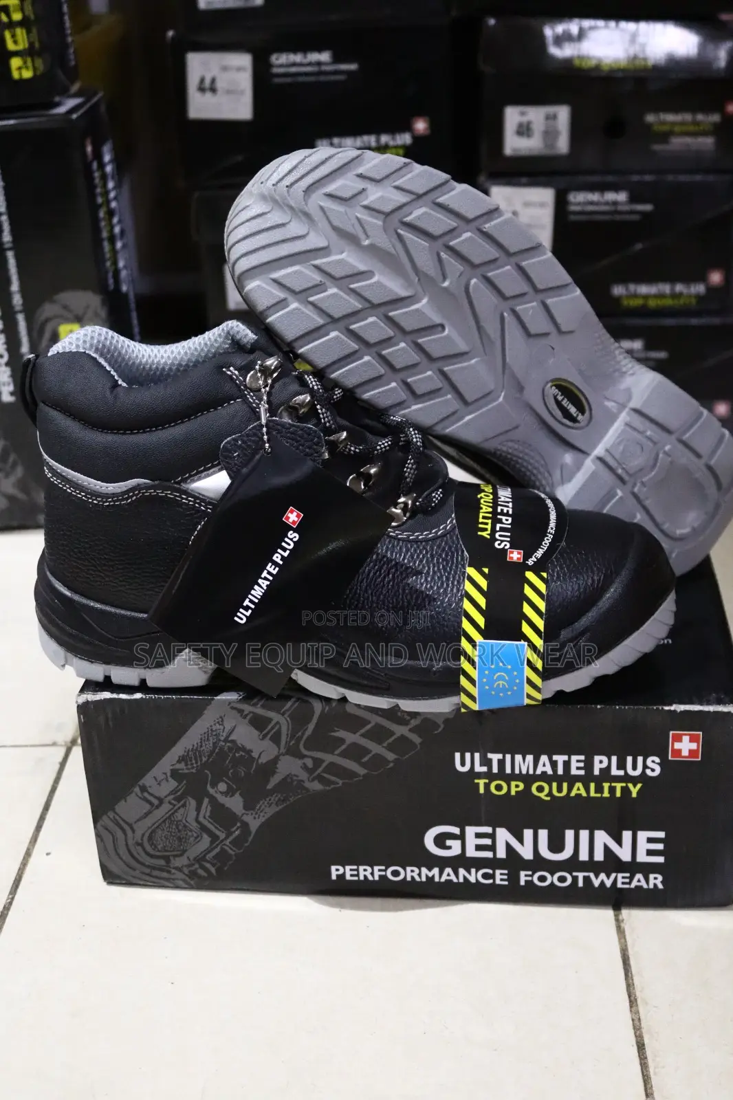 Ultimateplus Safety Boots(With A Steel Toe)