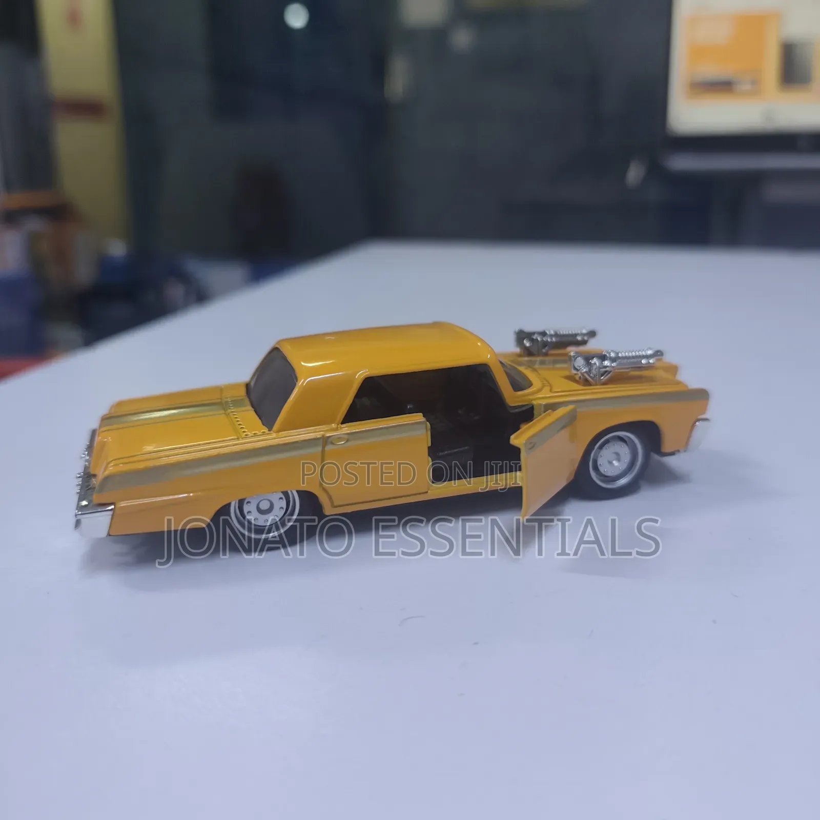 Die-Cast Metal Green Hornet Movie Car - Toy Car With Hood Guns