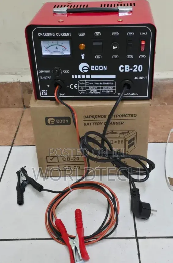 Edon Electric Battery Charger 12/24/ 12ah-100ah Battery Charger