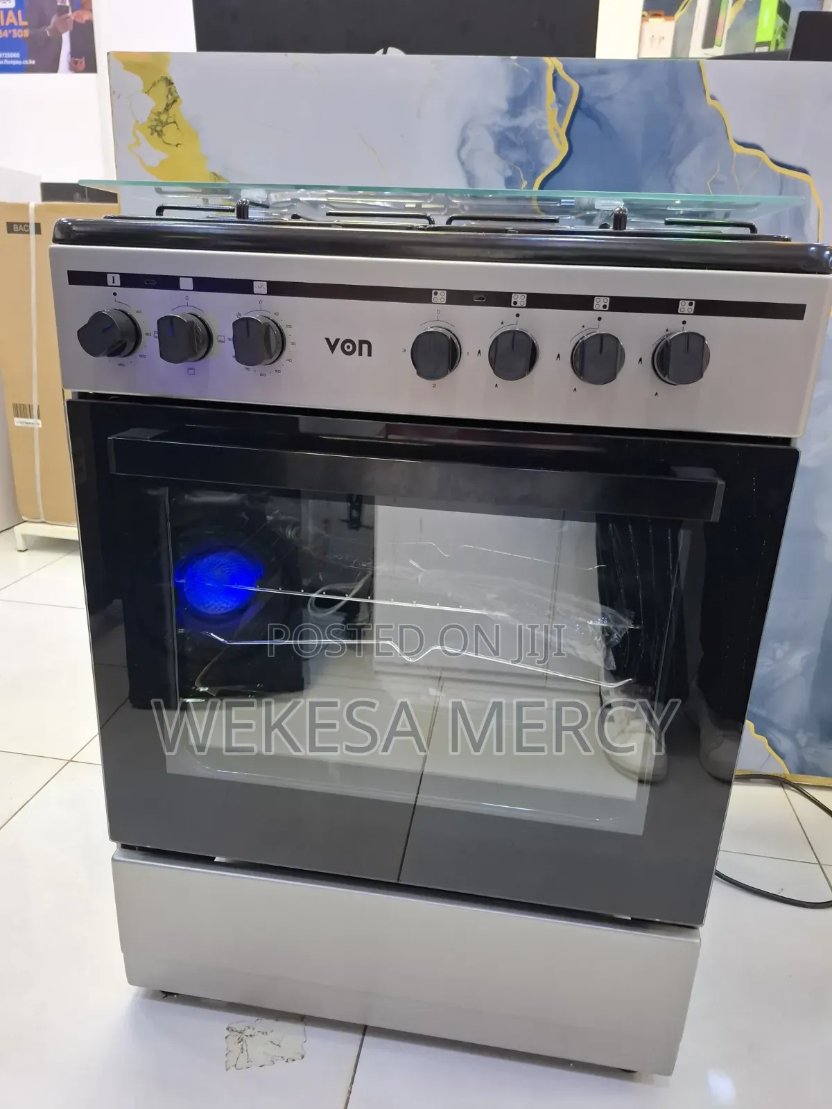 Von 60×55 3+1 Standing Cooker (Silver): Versatility Meets Style