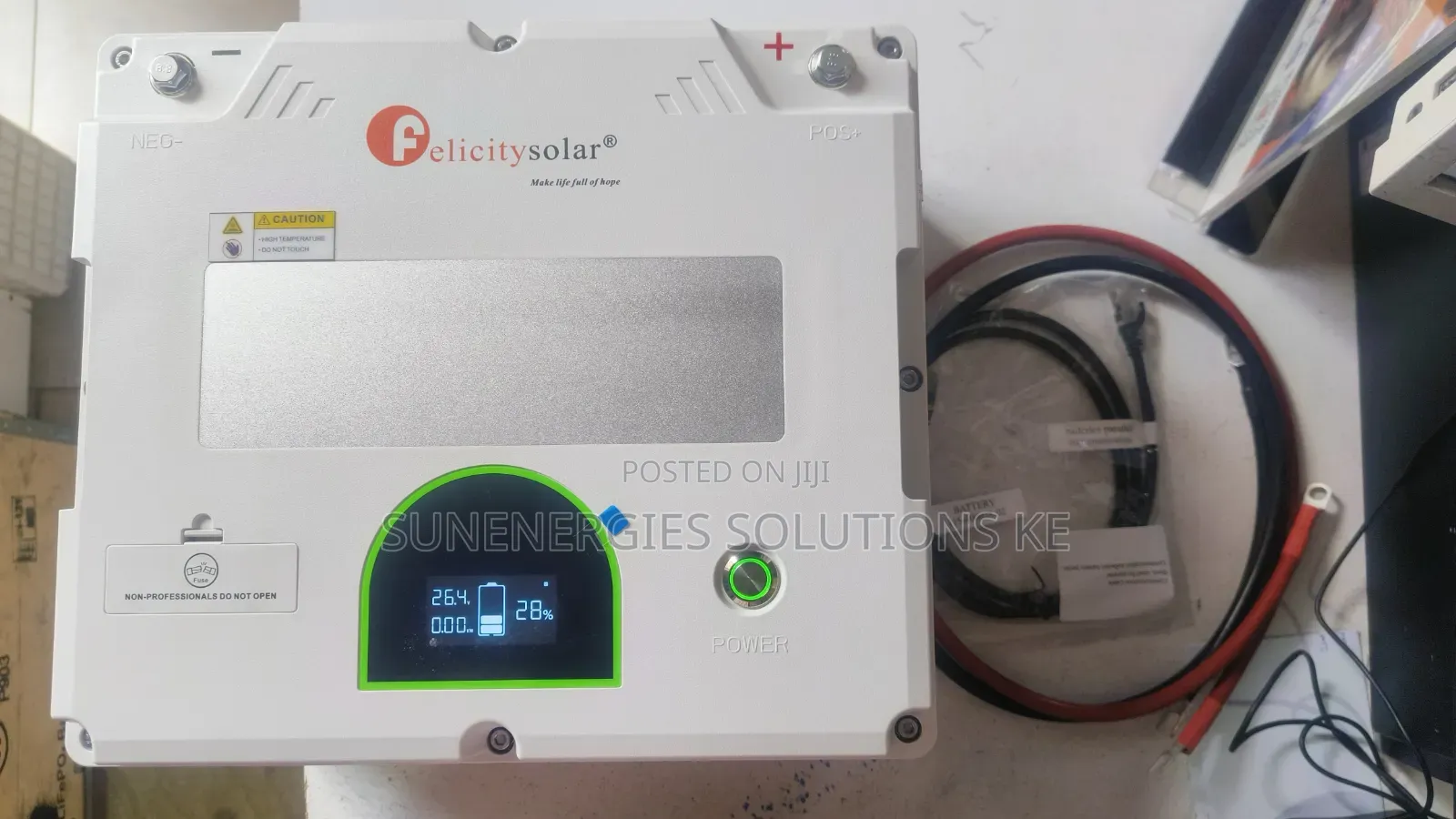 2.56kw 25.6v Felecity Lithium Battery