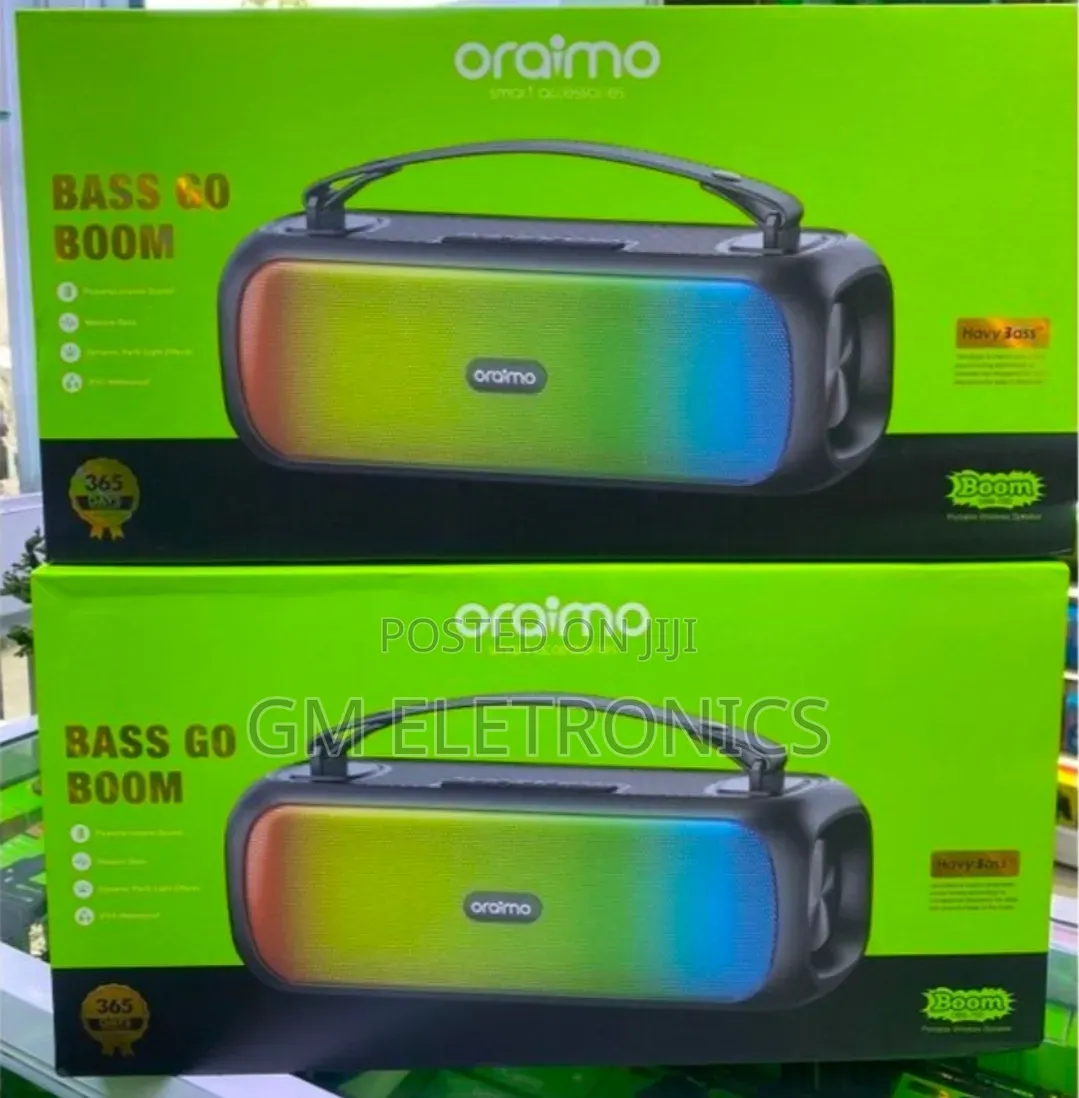 Oraimo Boom (Obs-75d) 30w Portable Wireless Speaker -Havybasstm