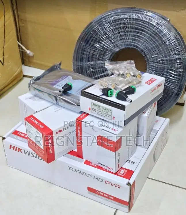 Hikvision 4 Turbo Hd 1080p Full Hd 2mp CCTV Cameras Full System Kit