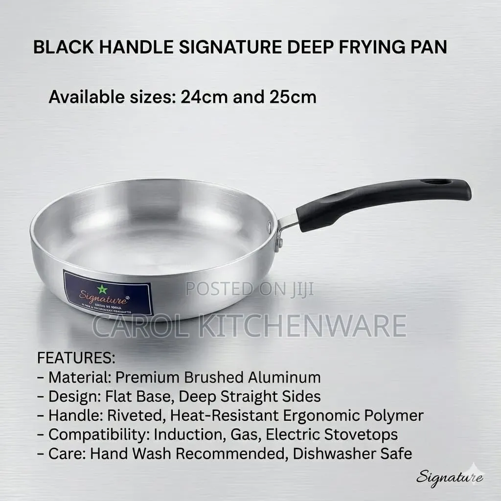 26 Cm Aluminium Deep Frying Pan