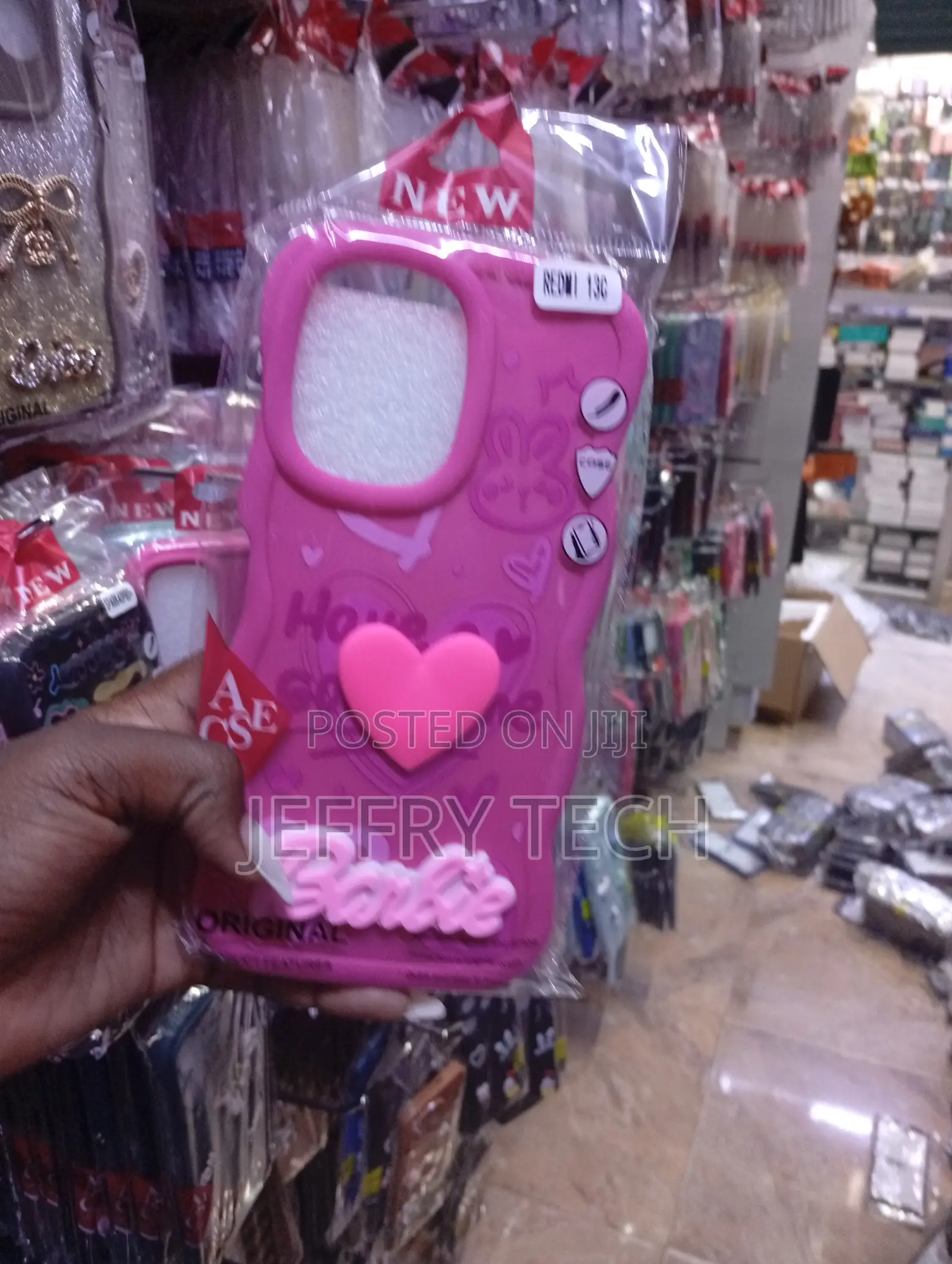 Redmi 13c Pink Barbie-Themed Phone Case