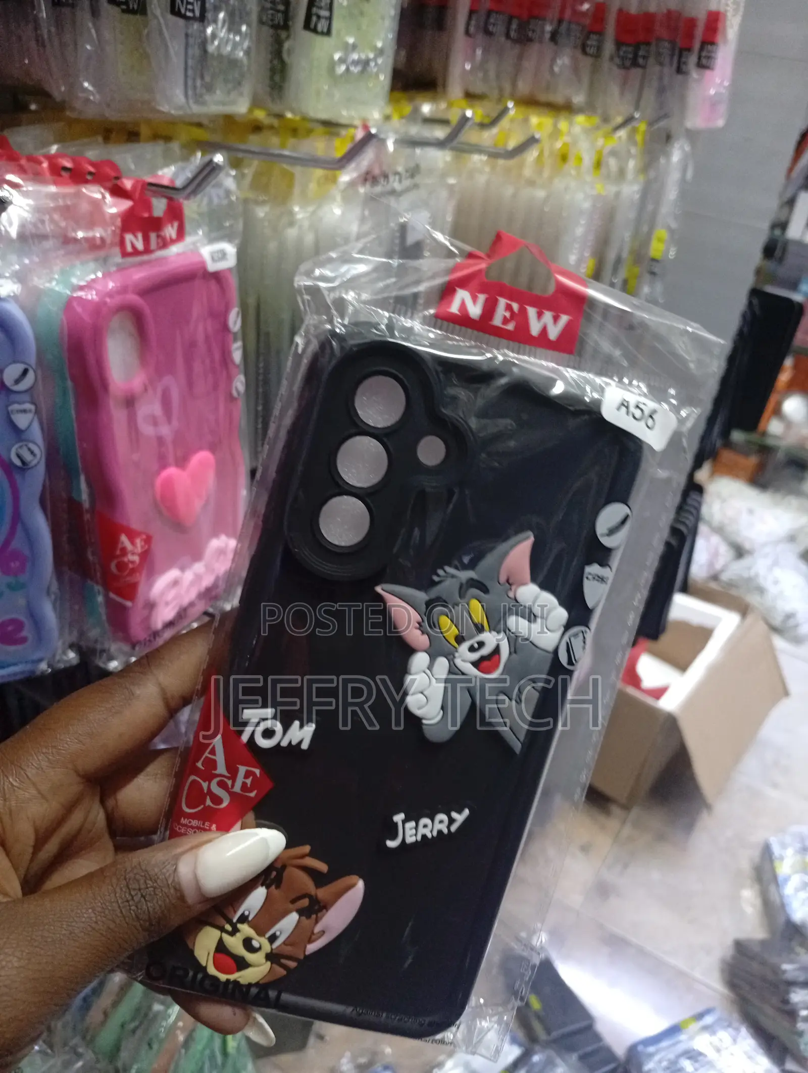 Samsung Galaxy A56 Black Silicone Mobile Phone Case