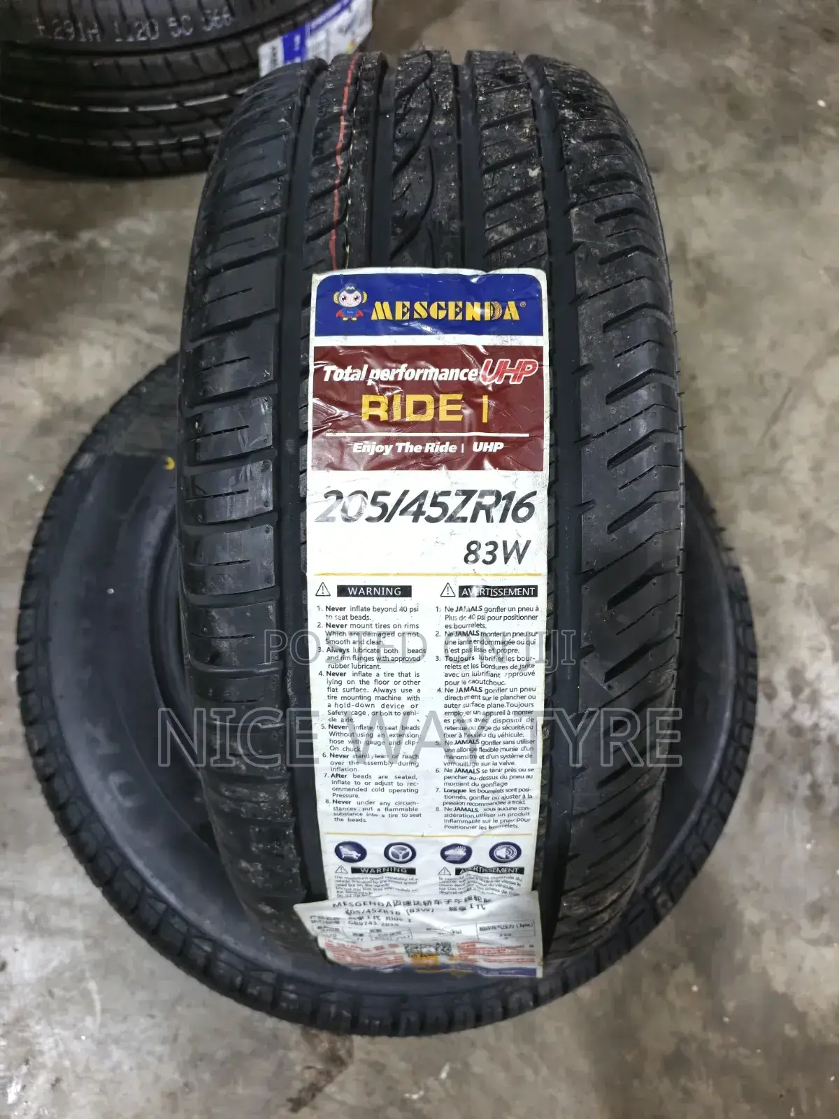 205/45r16 Ride