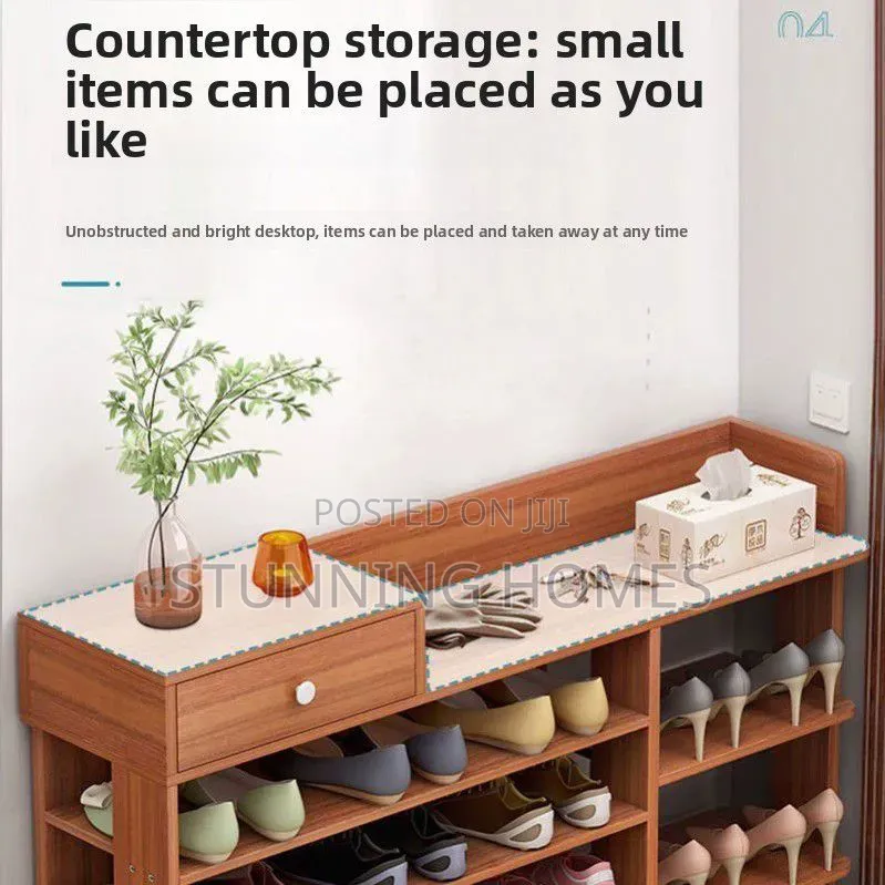 7 Tier Wooden Shoe Rack