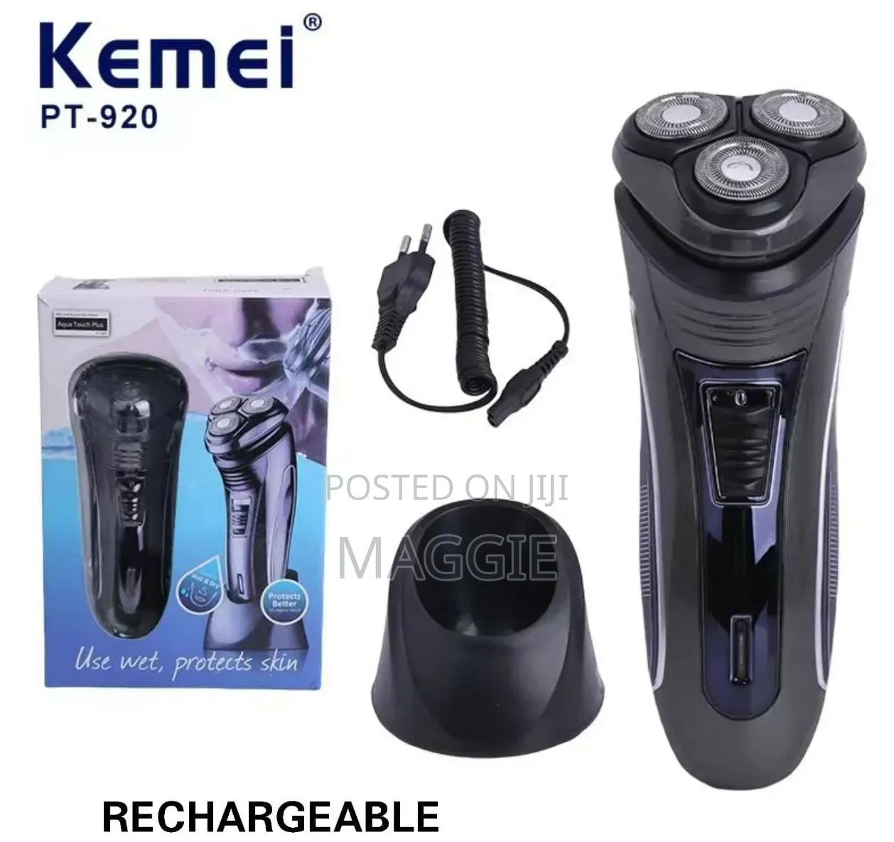 Kemei Pt-920 Rechargeable