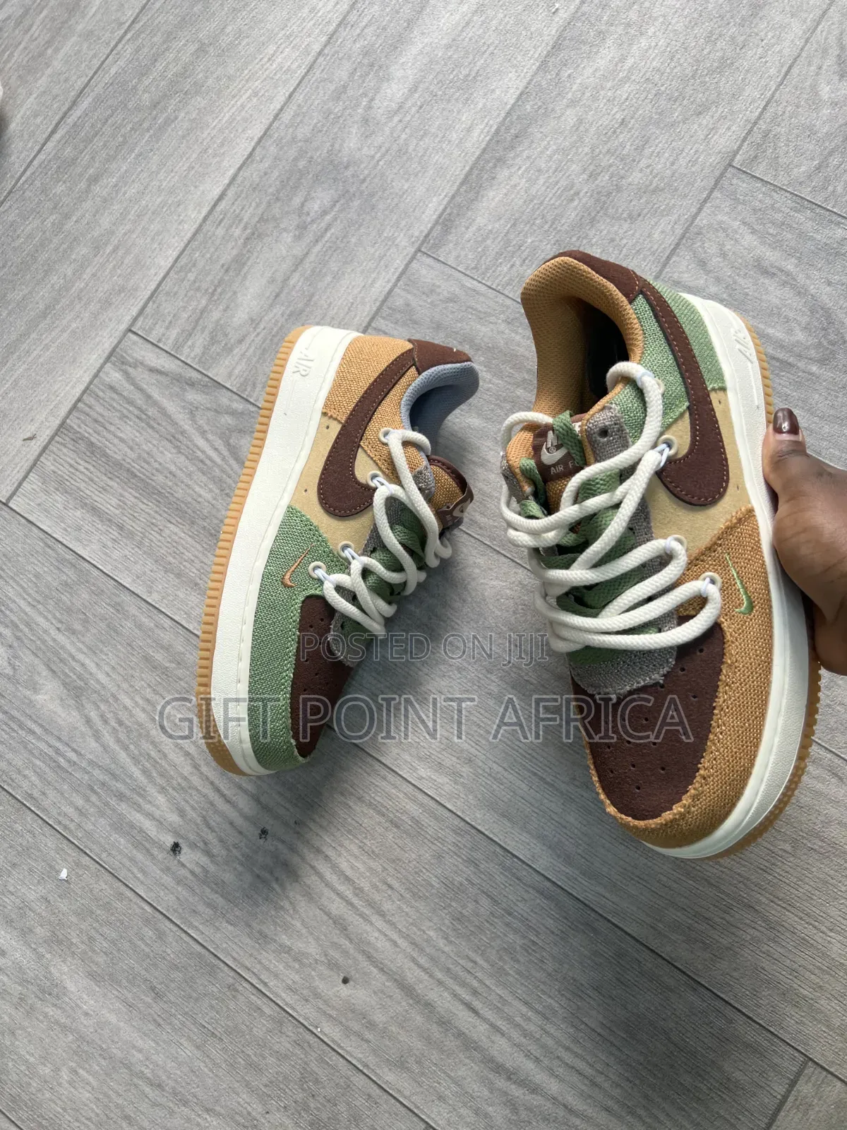 Nike Air Force 1 Low Zion Williamson "Voodoo" Sneakers.