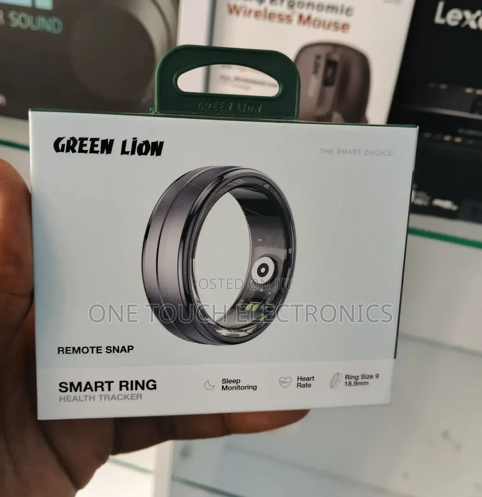 Green Lion Smart Ring