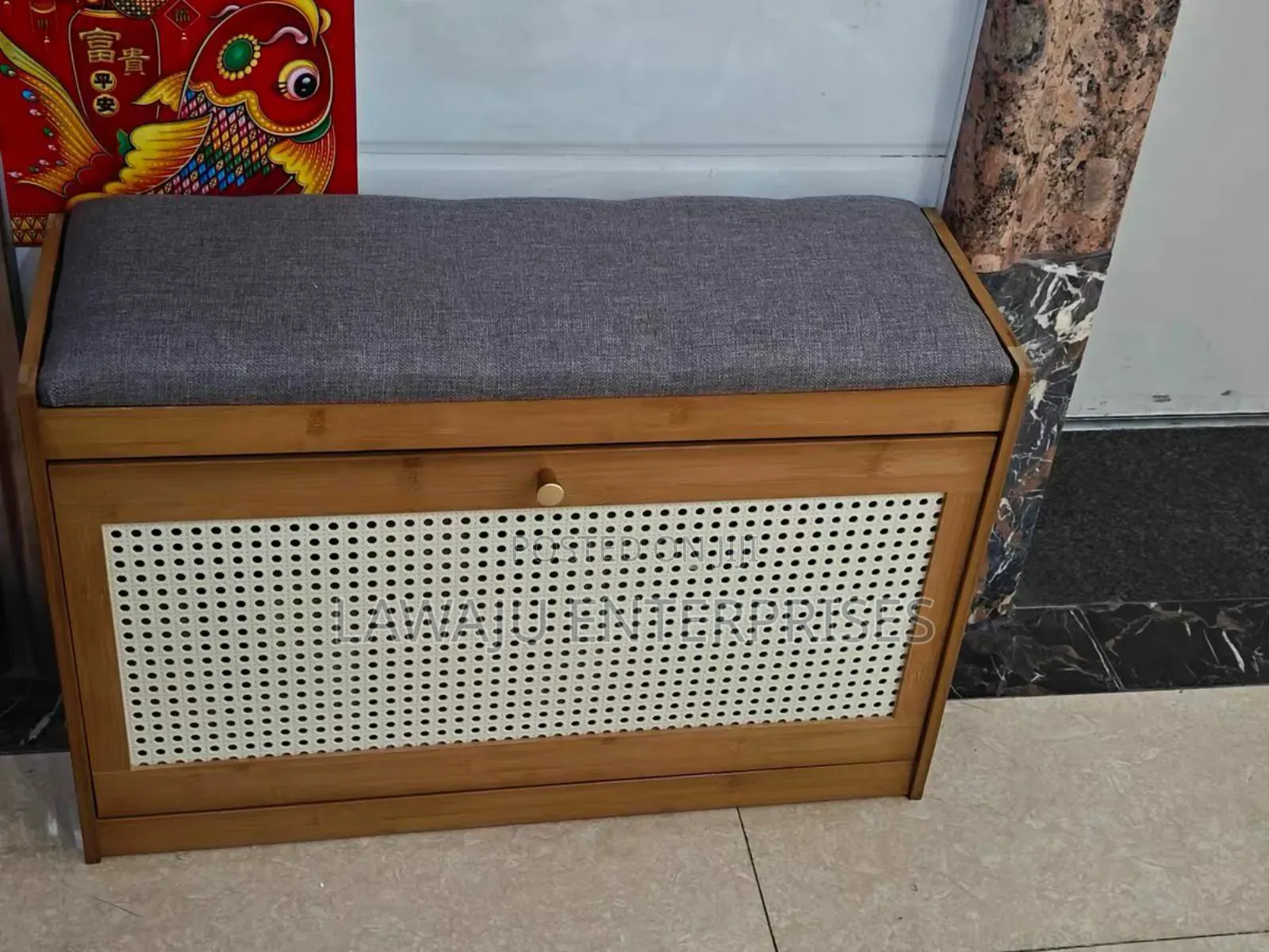 Wooden Storage Bench