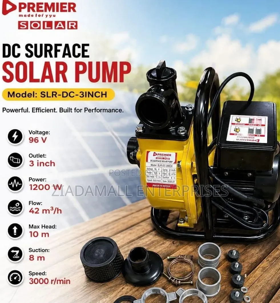 Premier Dc Surface Solar Pump for Reliable Water Supply