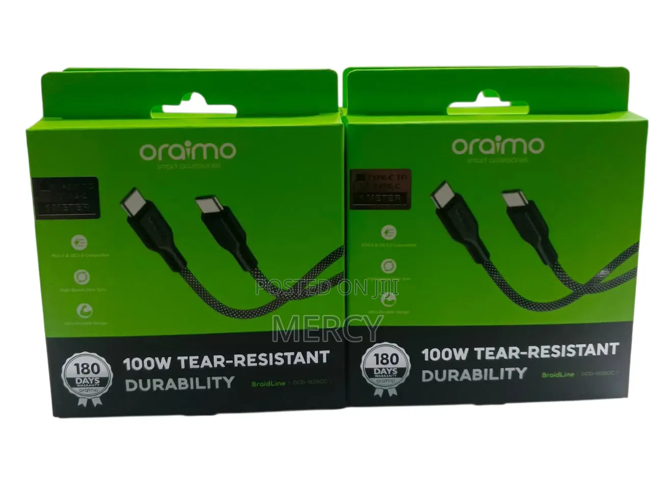 Type C to C Oraimo Cable