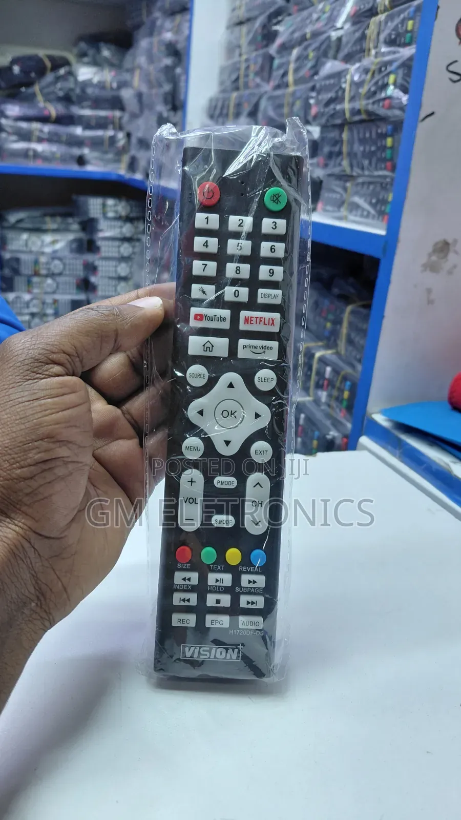 Vision+ Tv Replacement Remote-Youtube, Nexflix Primevideos Short Cut