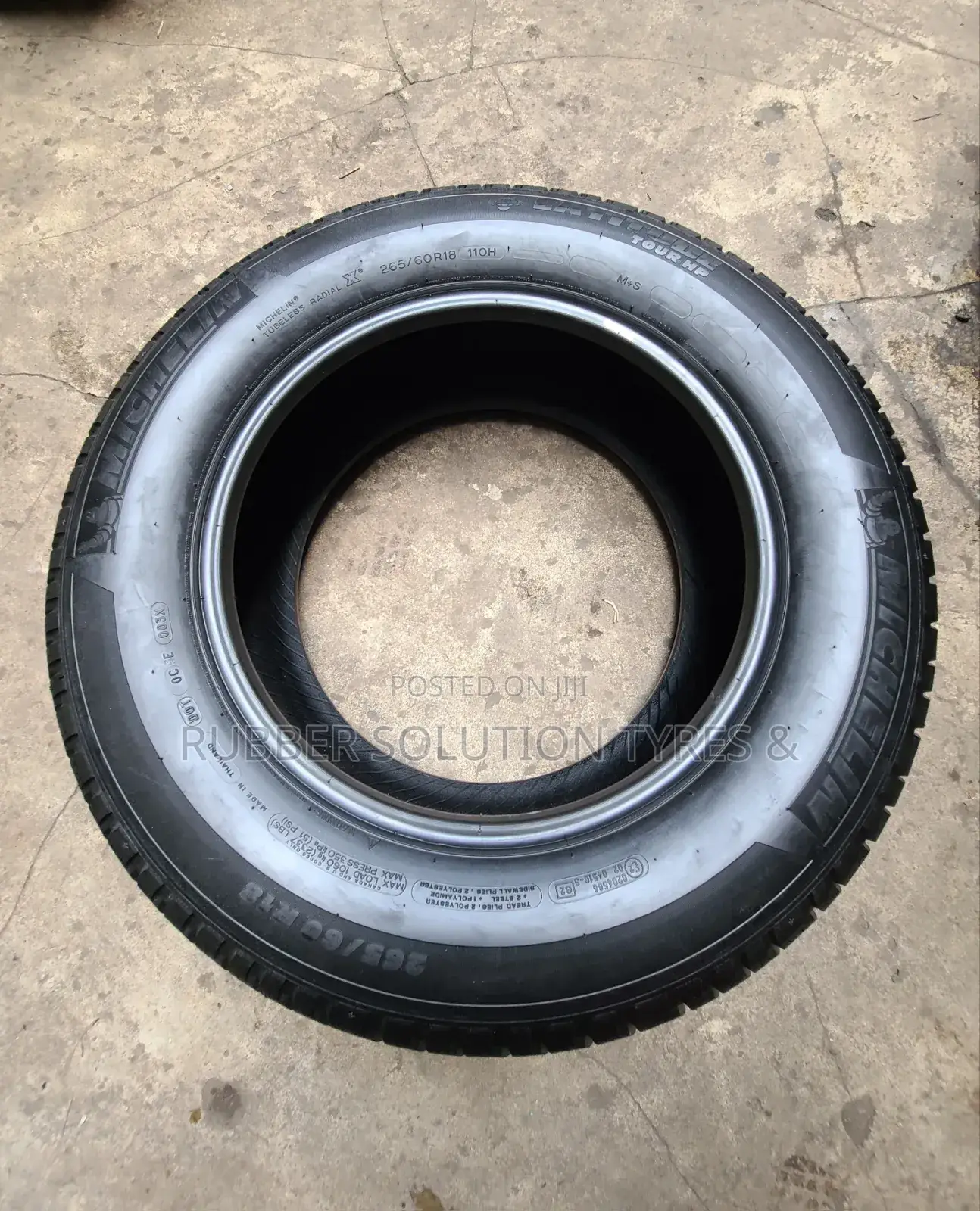 265/60 R18 Michelin Tyres 110 H Latitude Tourer H/P