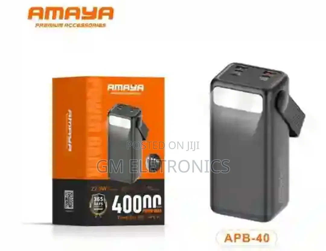 Amaya Powerbox 400 Apb-40 40,000mah 22.5w Pd Fast Charging Powerbank