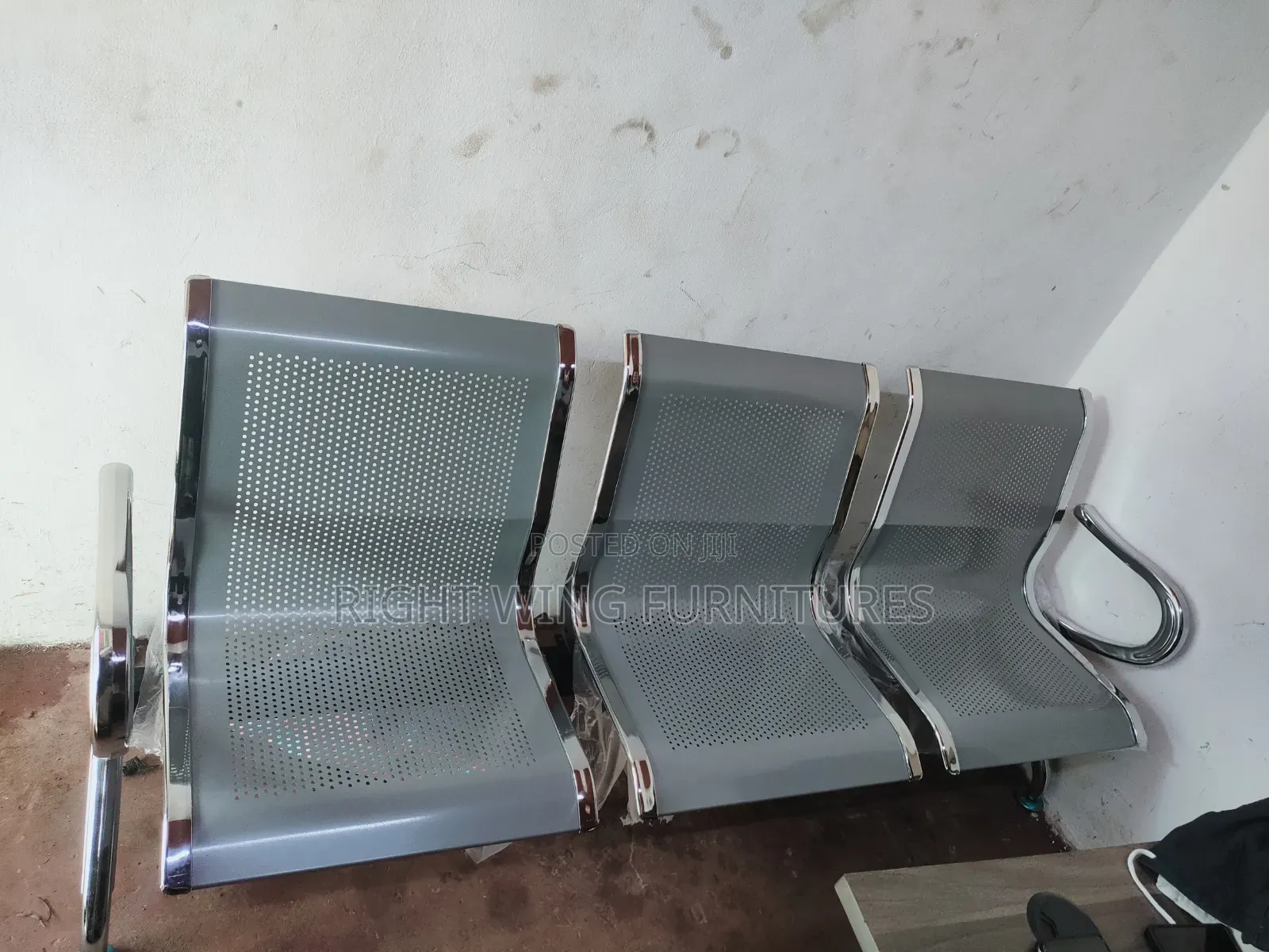 Bank /Hospital /Home Office Receptionist Chair - Steel Frame
