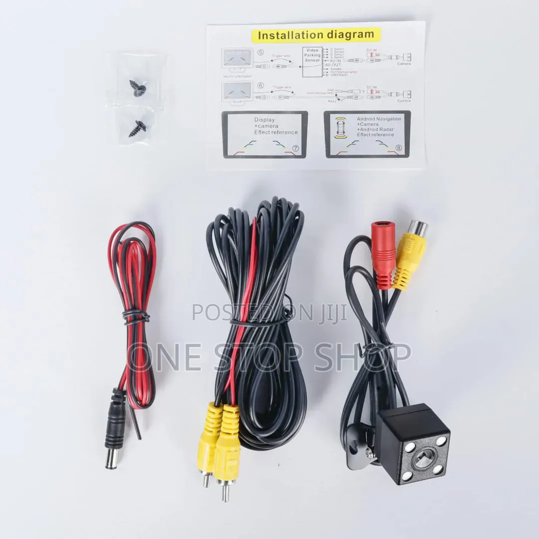 Waterproof Reverse Camera Features 170° Wide Angle View