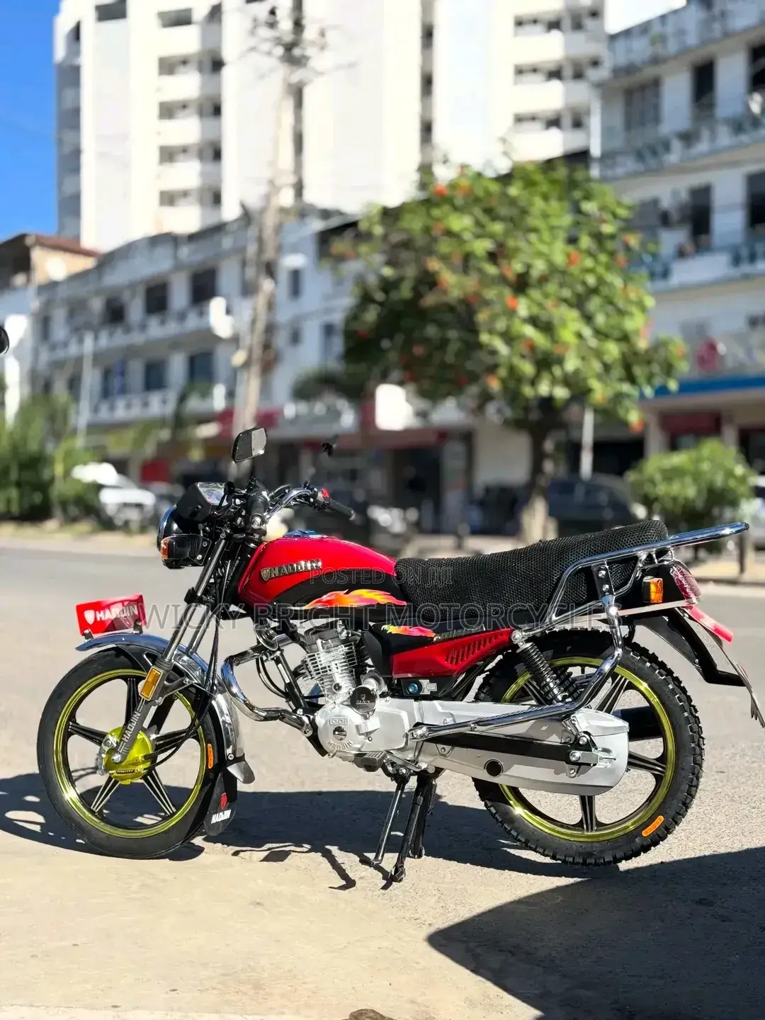 New Haojin HJ125 2025 Red