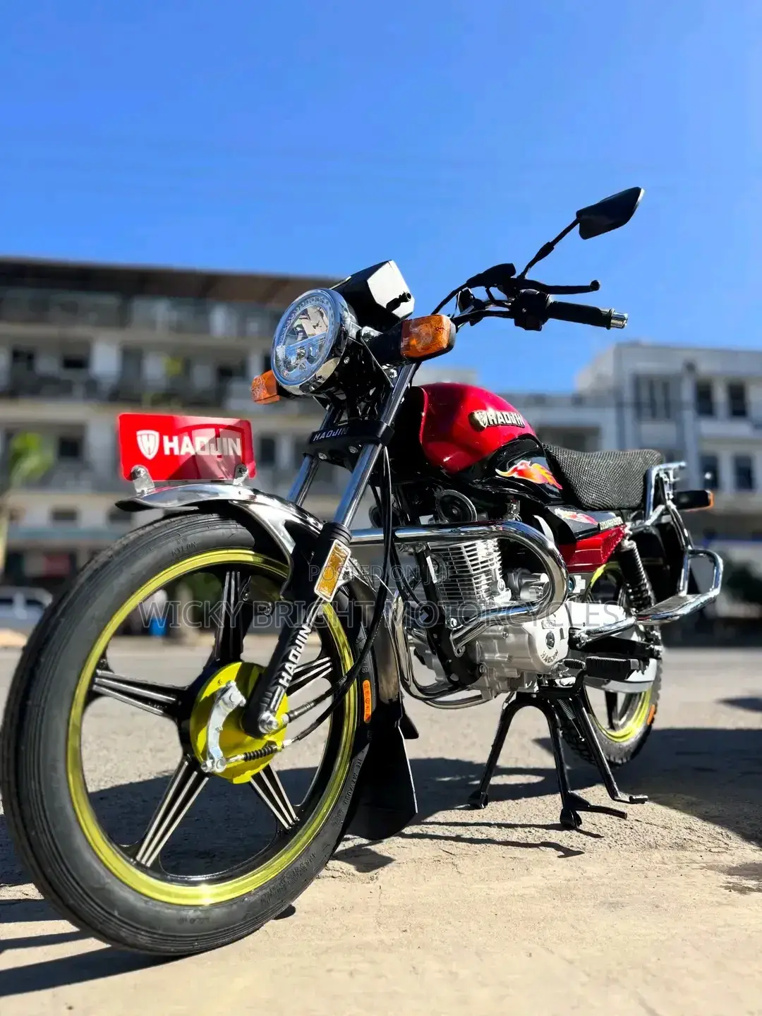 New Haojin HJ125 2025 Red