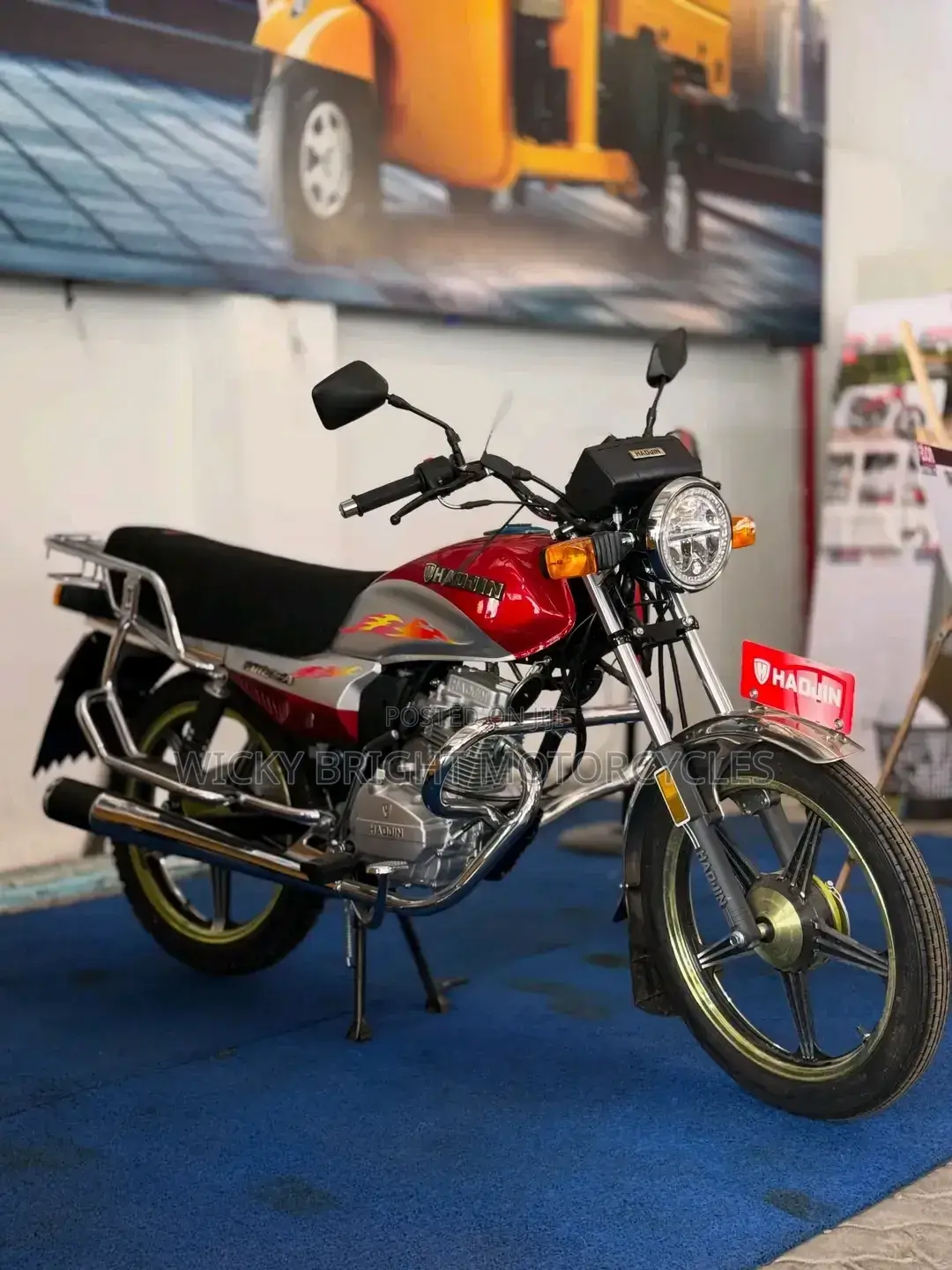 New Haojin HJ125 2025 Red