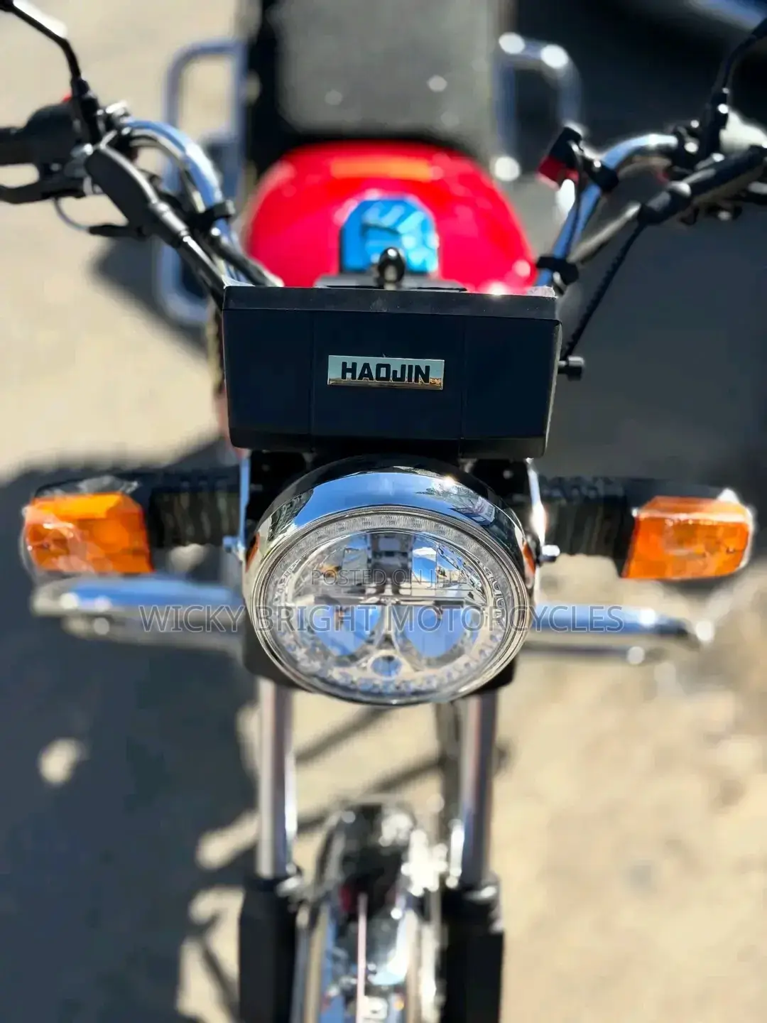 New Haojin HJ125 2025 Red