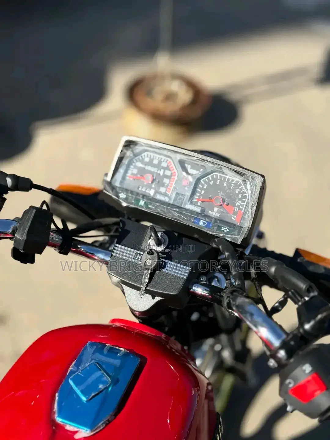 New Haojin HJ125 2025 Red
