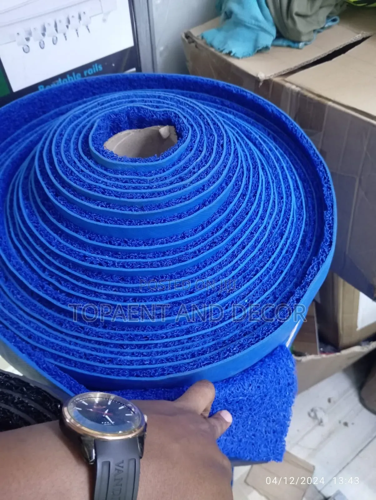 Heavy Quality Blue Spaghetti Antislip Mats