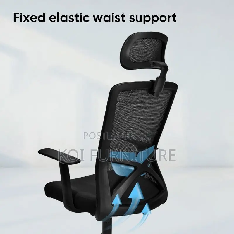 Office Chairs; 2drtf Headrest Office Chair With Long Waist Support
