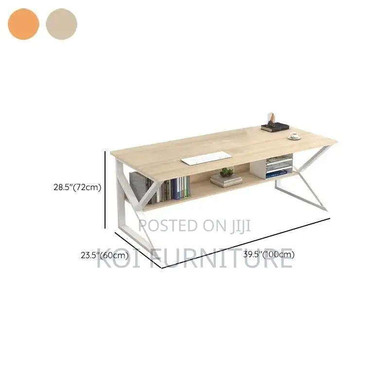 Office Desk; 1.4 Meters Ceroo Office Computer Desk With Under Storage