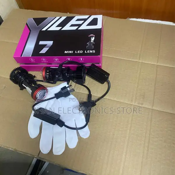 Y7 H4 Mini Led Headlight Upgrade – Bright White and Energy Saving
