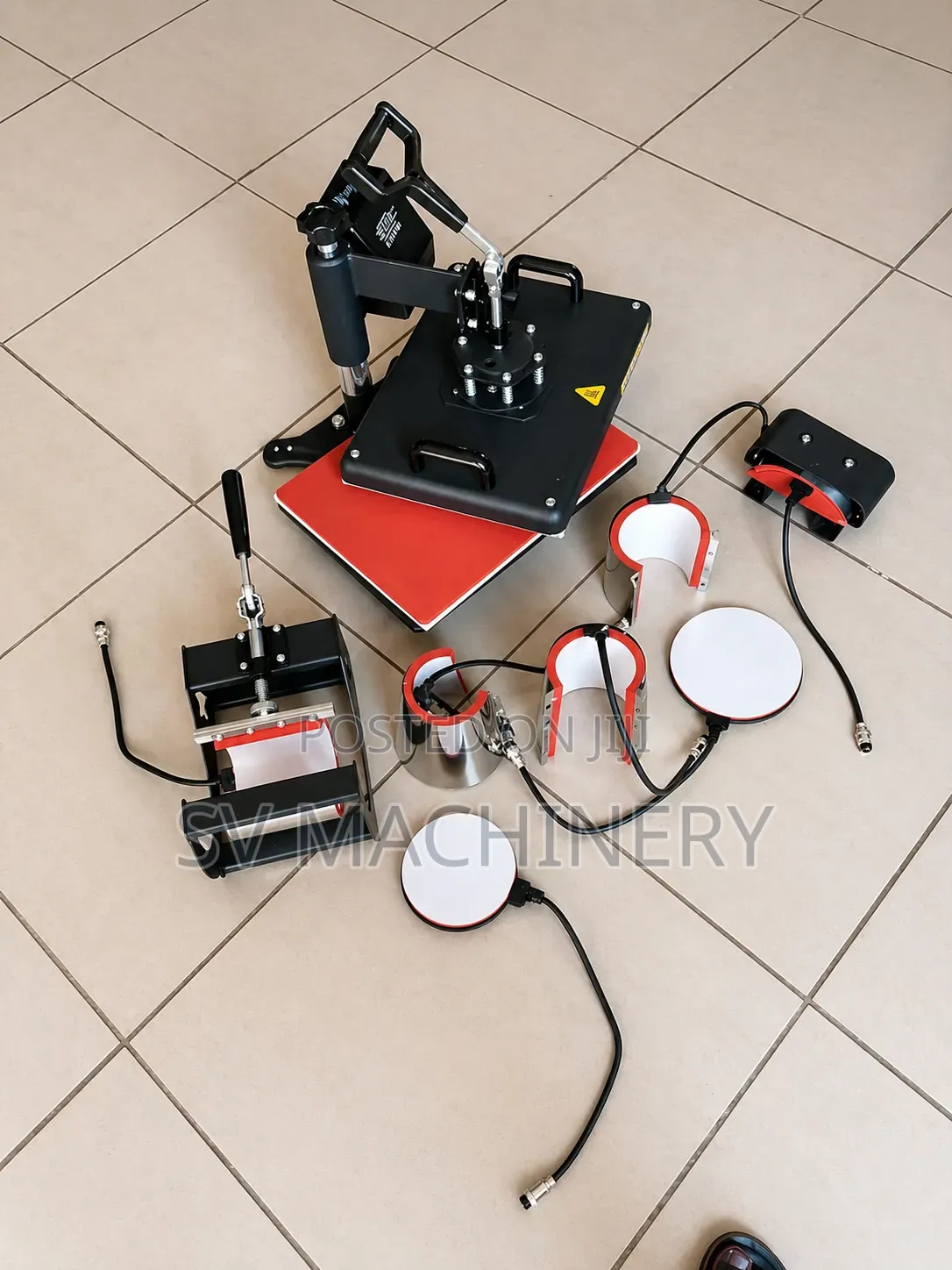 Heavy Duty 8 in 1 Heat Press Machine
