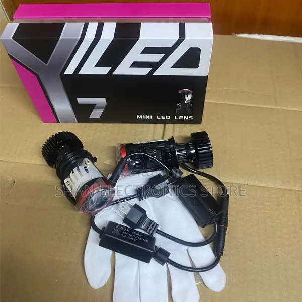 Y7 H4 Mini Projector Led Lights – Bright White Car Headlight Upgrade
