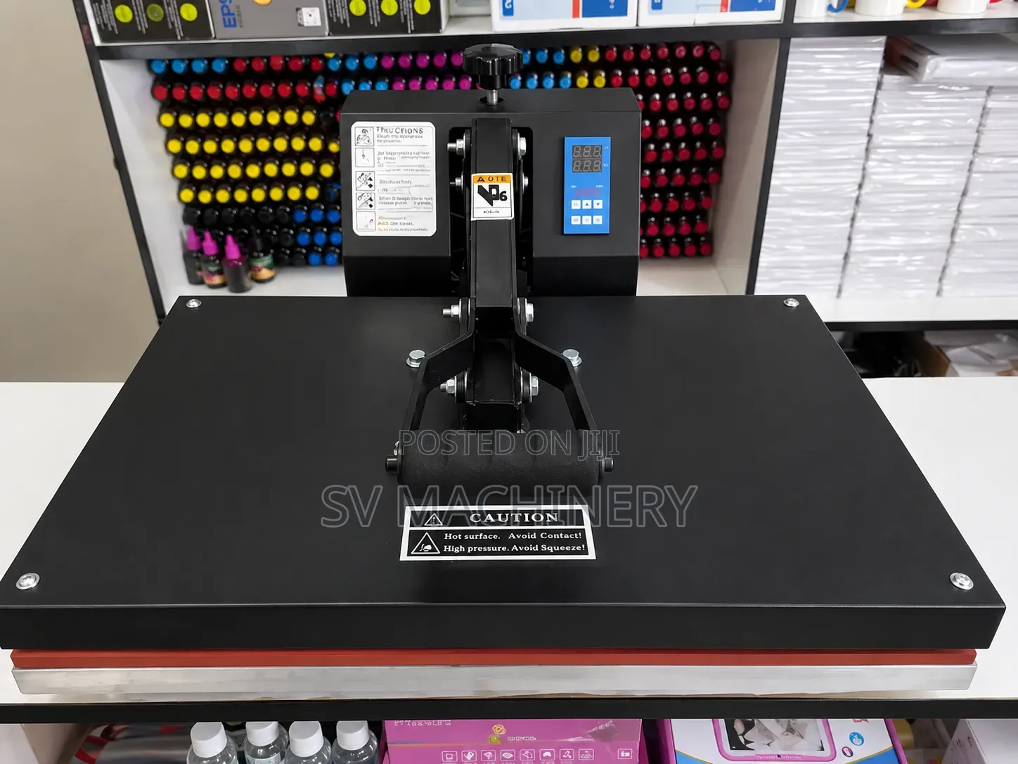 Heavy Duty A2 Flat Bed Heat Press Machine