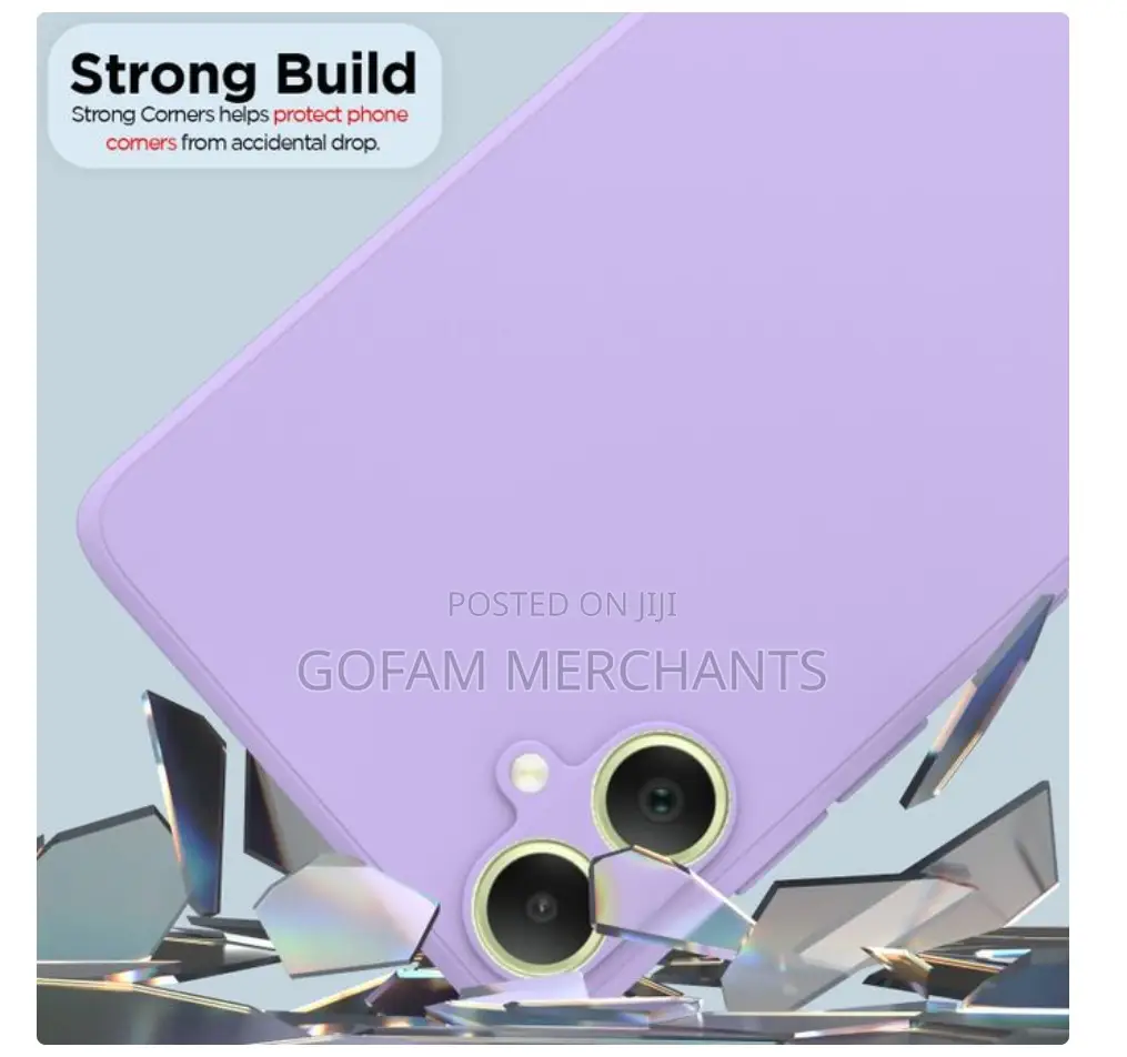 Samsung A06 Silicone Case/Cover - Purple