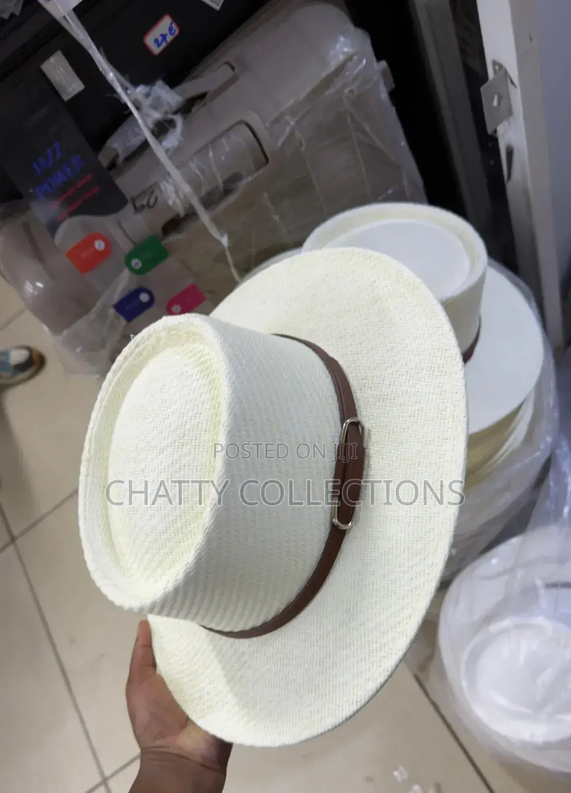Cream White Stylish Men Straw Hats /Boater Hats