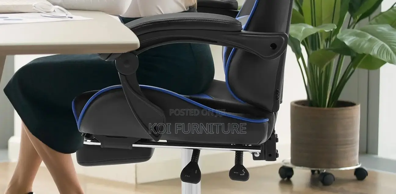 Office Chairs; Concetta Gaming Chair With Headrest and Footrest