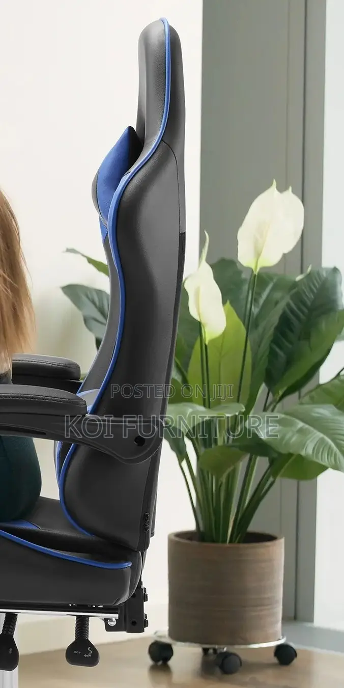 Office Chairs; Concetta Gaming Chair With Headrest and Footrest