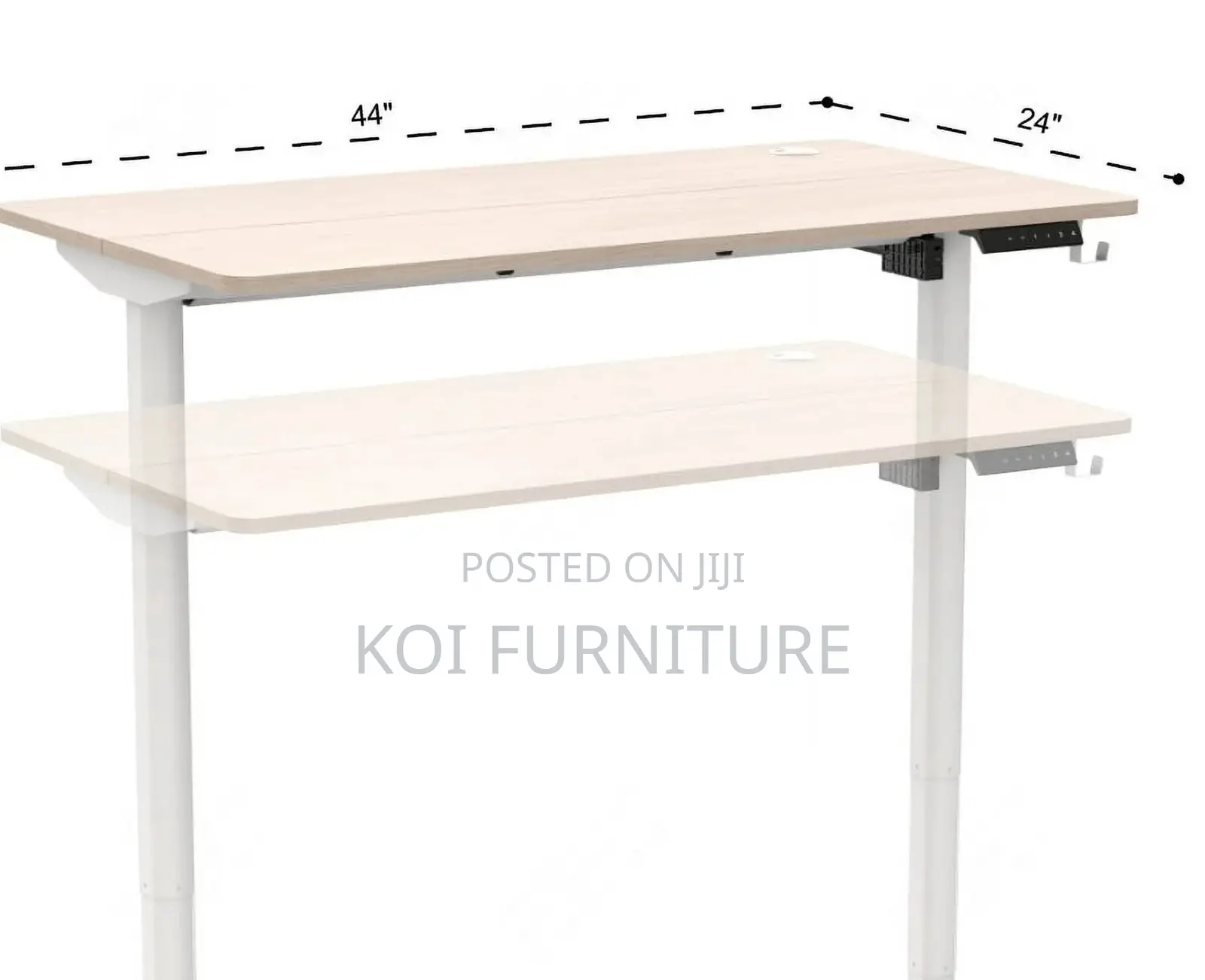 Office Desk; 1.2 Meters Mainstays Electric Standing Desk