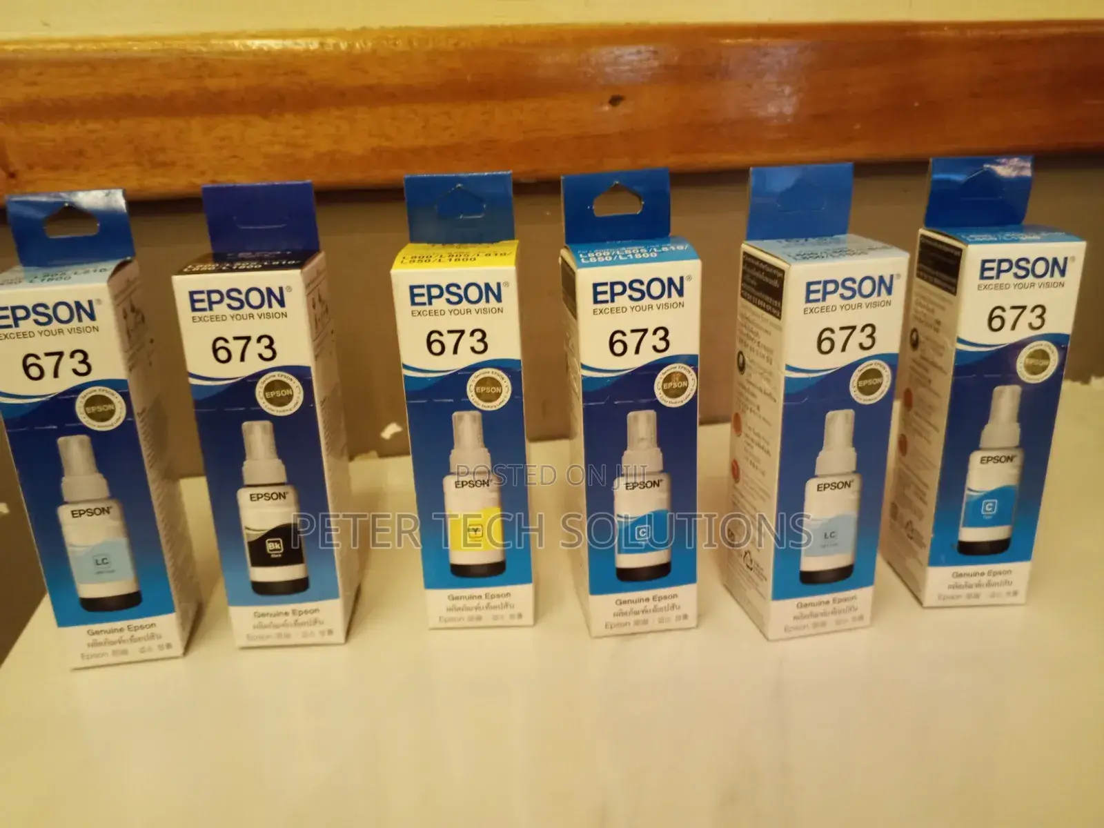673 Original Inks for L850/L805 Epson Printer