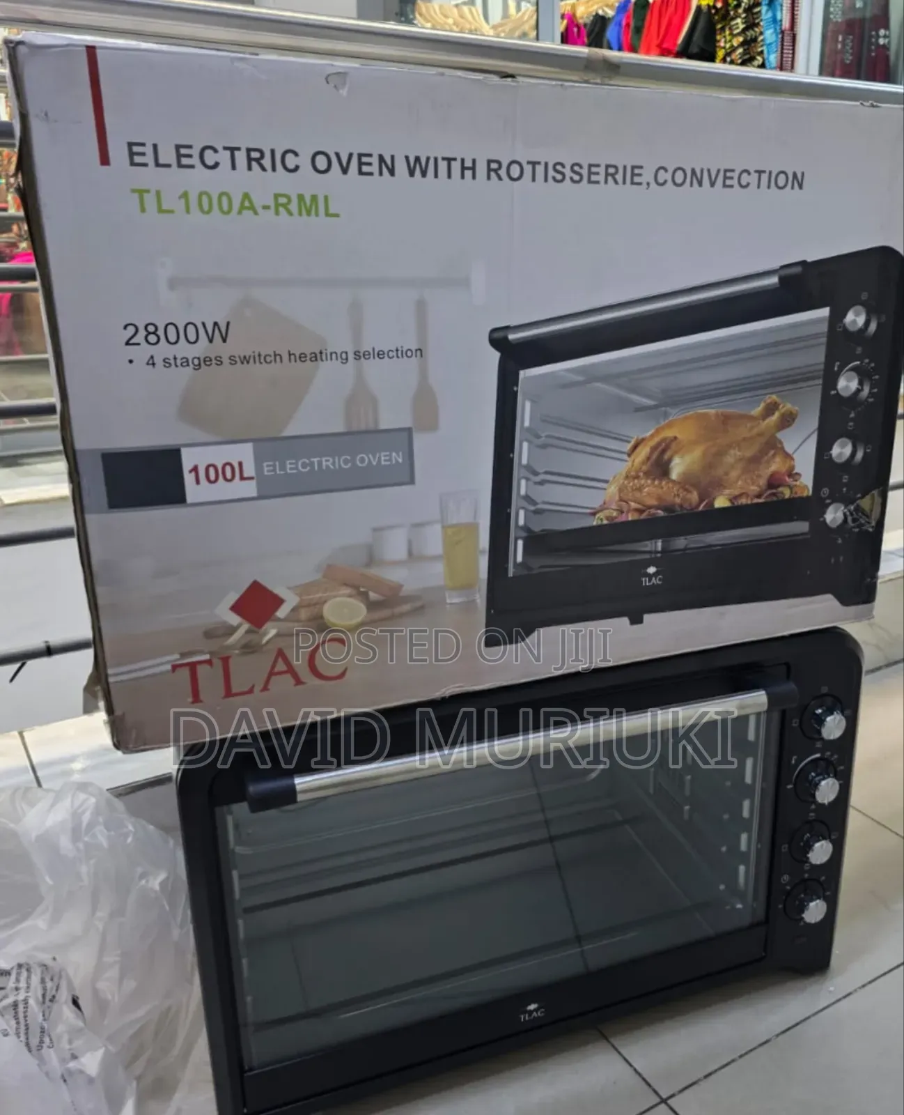 100l Tlac Electric Oven – Big Size, Powerful Performance