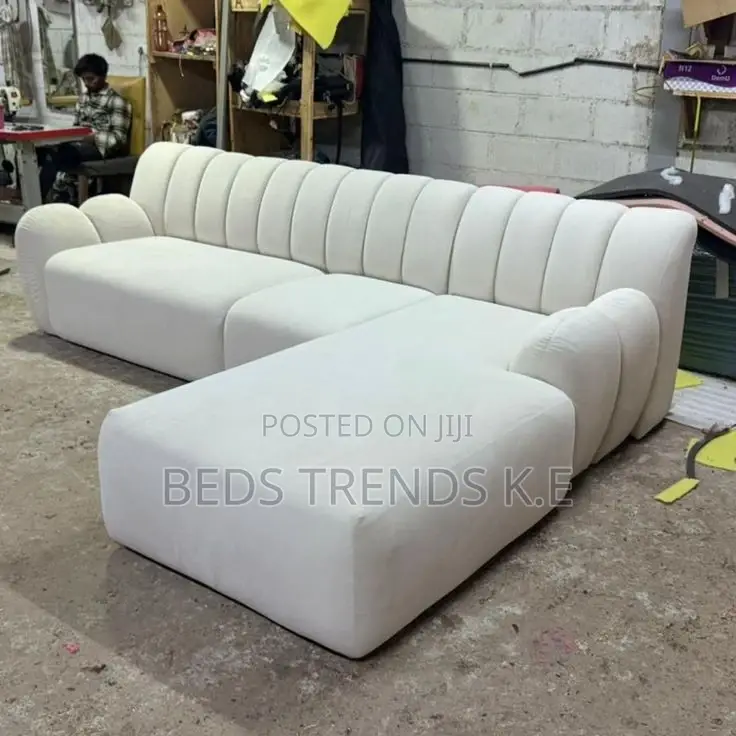 Pearl L- Shaped Sofa Set