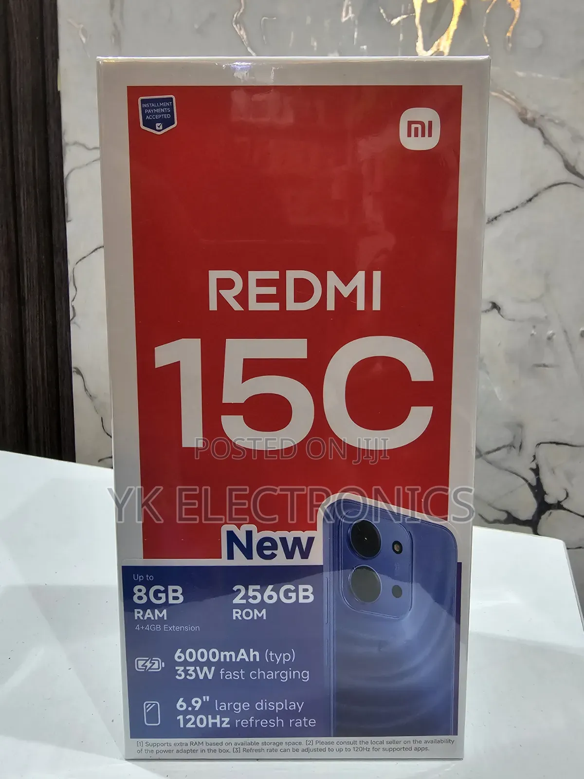 New Xiaomi Redmi 15C 4G 256 GB Black