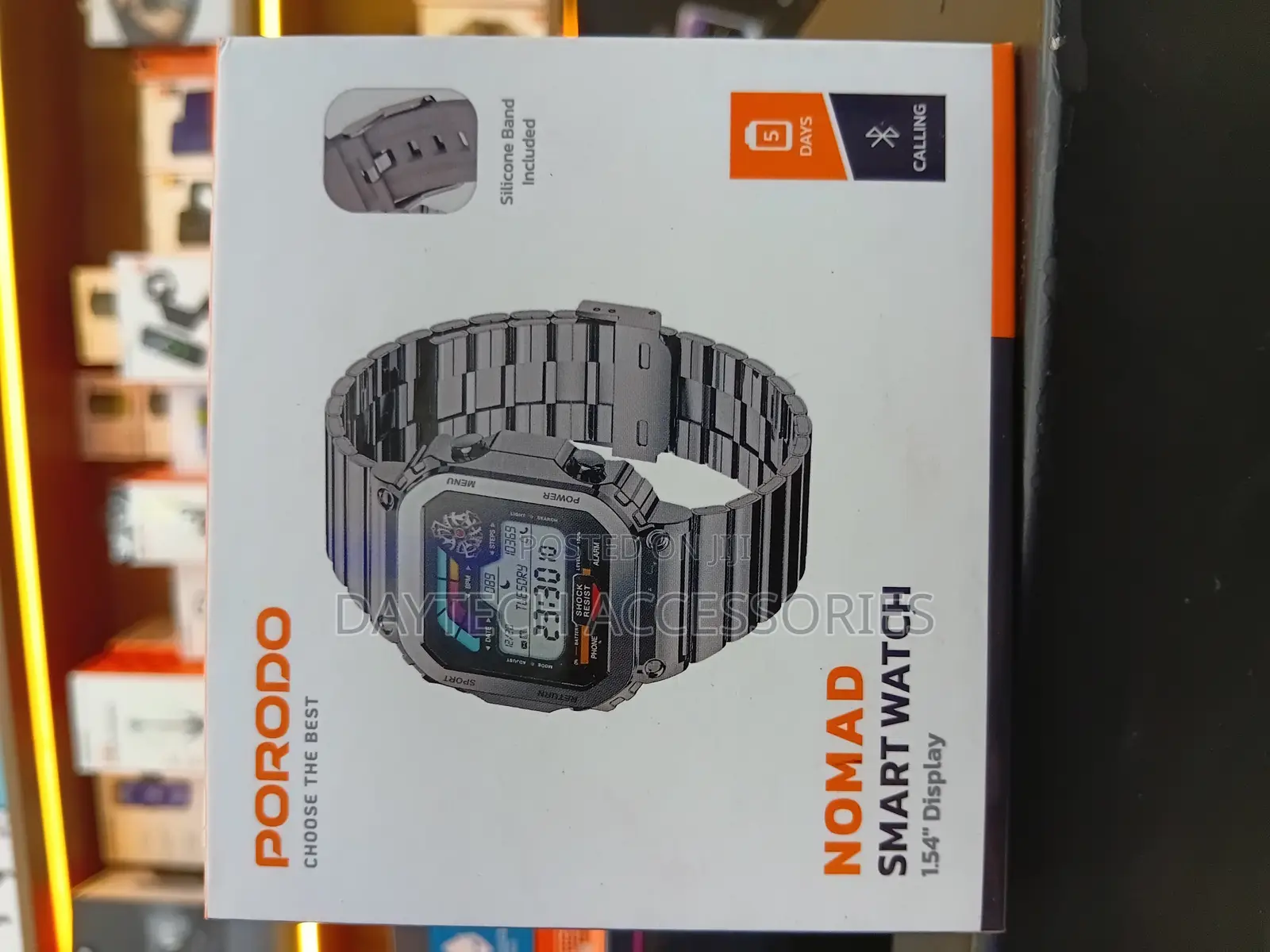 Porodo Nomad Smartwatch: 1.54" Display 5-Day Battery Life
